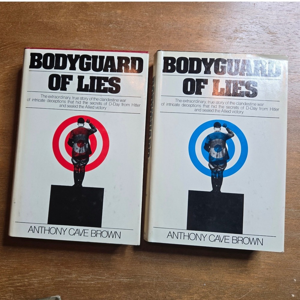 Anthony Cave Brown Bodyguard of Lies 2 Vol Book Club Edition HCDJ